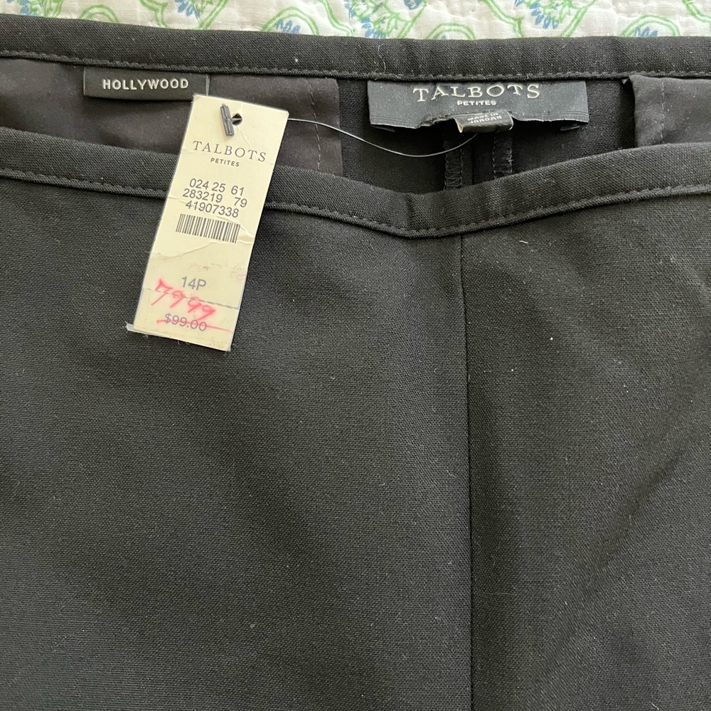 Talbots Hollywood Trouser 14p nwt